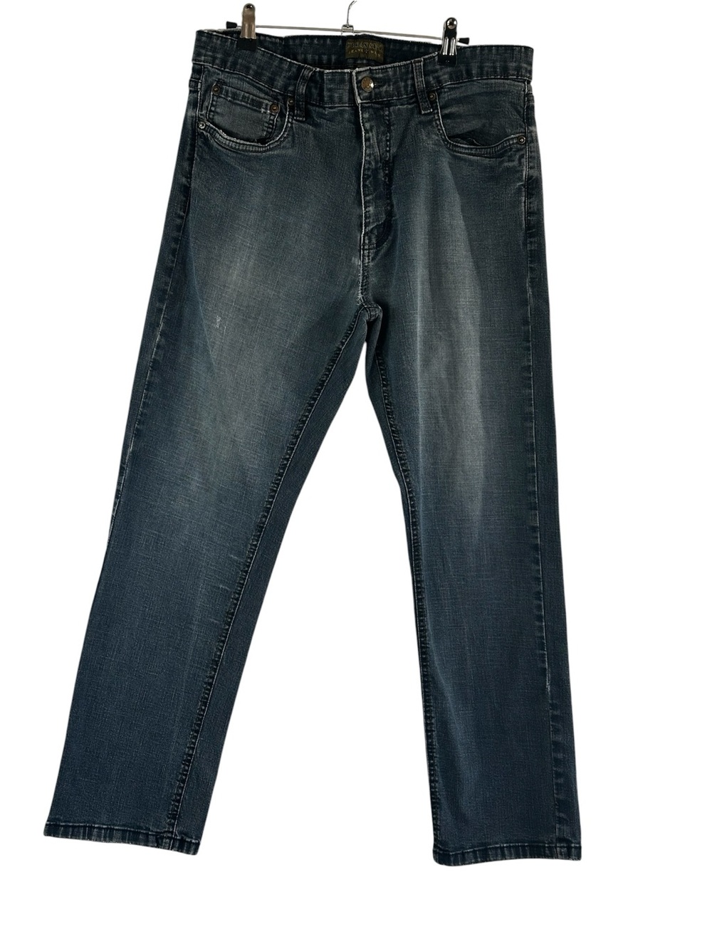 Urban Star Relaxed Straight Leg Jeans Men’s 36x30 Faded Blue Y2K Casual Stretch